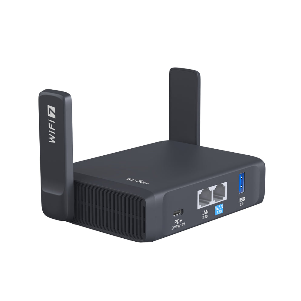 Slate 7 (GL-BE3600) Dual-band Wi-Fi 7 Travel Router — GL.iNet UK