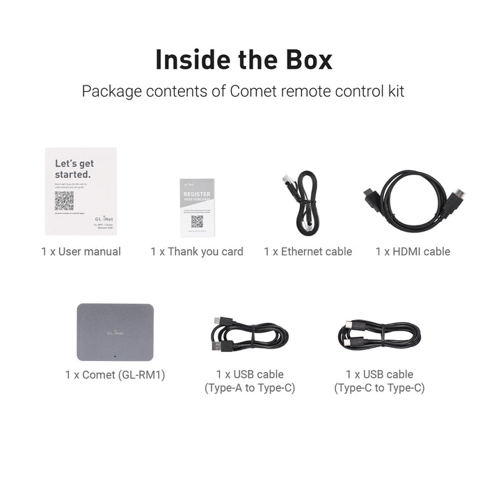Pre-order Comet（GL-RM1）Remote Keyboard Video Mouse
