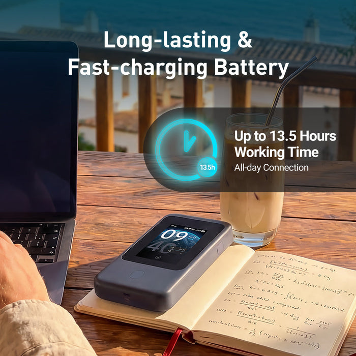 Mudi 7 (GL-E5800) | 5G NR Tri-band Wi-Fi 7 Travel Router