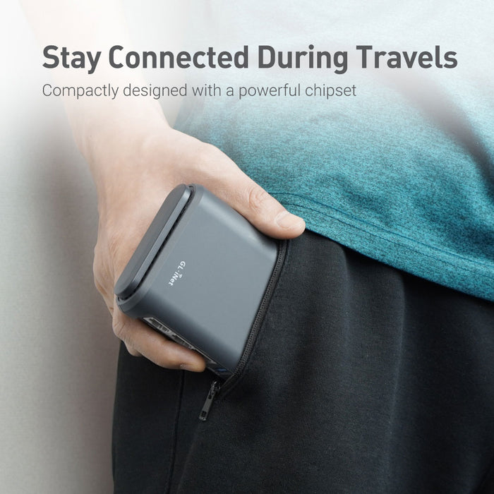 Slate Plus (GL-A1300) Ultra Efficient VPN Encrypted Gigabit Travel Router