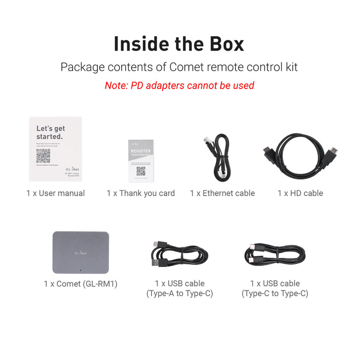 Comet（GL-RM1）Remote Keyboard Video Mouse